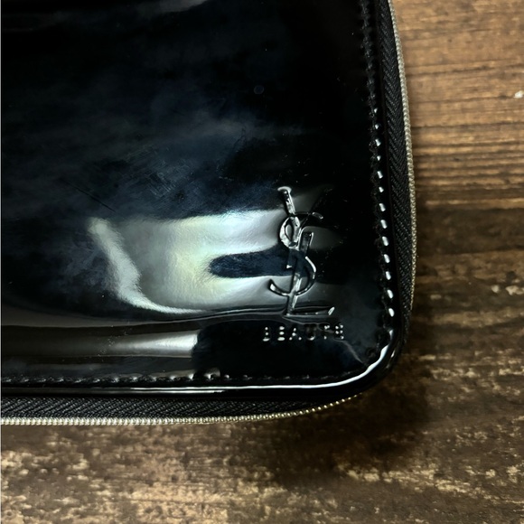 YSL Yves Saint Laurent Travel Zipper Cosmetic Case w/ Primer & Lipstick - New - Picture 5 of 7
